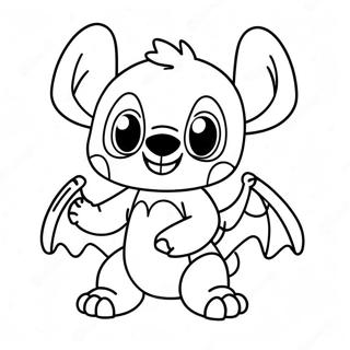 Page De Coloriage De Stitch Mignon En Costume 97441-36362