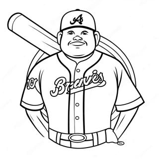 Atlanta Braves Pages À Colorier