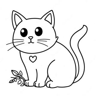 Page De Coloriage Dun Chat Errant 97776-36710