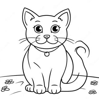 Page De Coloriage Dun Chat Errant 97776-36753