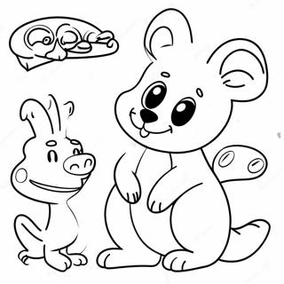 Page De Coloriage Danimaux Australiens Mignons 97854-36818