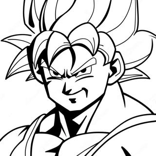 Page De Coloriage De Goku Super Saiyan 97879-36835