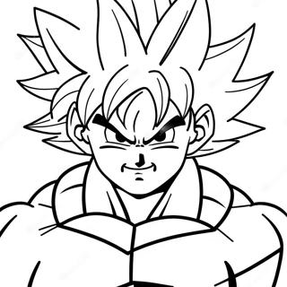 Page De Coloriage De Goku En Forme De Super Saiyan 97880-36838