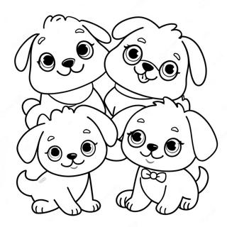 Page De Coloriage Chiens Pupstruction Mignons 97958-36897