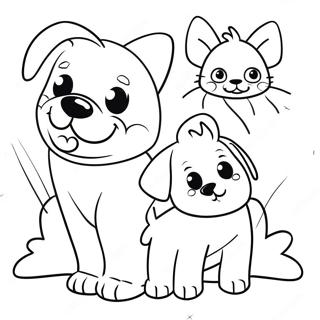 Page De Coloriage Chiens Pupstruction Mignons 97958-36898