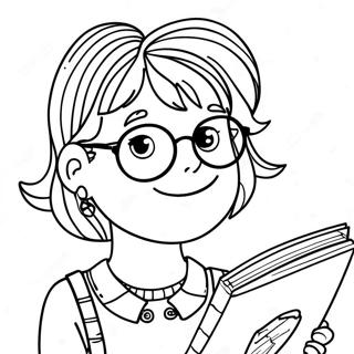 Page De Coloriage Junie B Jones Aventureuse 97984-36918