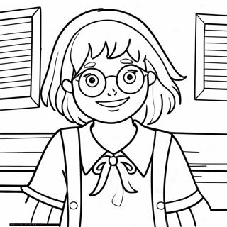 Page De Coloriage Junie B Jones Aventureuse 97984-36919