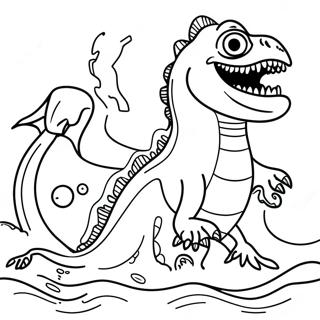 Page De Coloriage Monstre Marin Geant 98039-36971