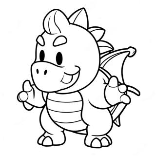 Bowser Jr Pages À Colorier