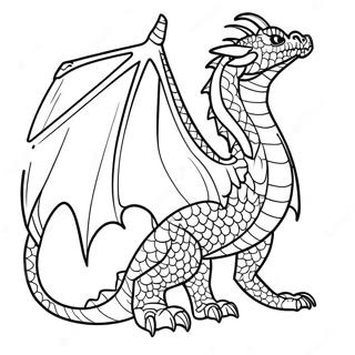 Dragon Réaliste Avancé Pages À Colorier