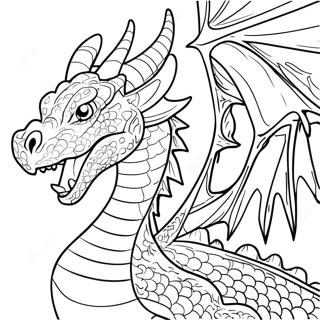 Page De Coloriage Dragon Realiste Avance 98212-37095