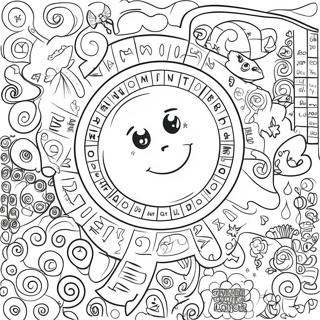 Page De Coloriage Mots Caches Amusants 98317 37180