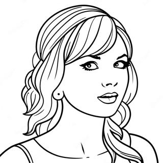 Page De Coloriage De Taylor Swift Speak Now 98367-37214