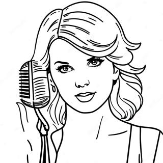 Page De Coloriage De Taylor Swift Speak Now 98367-37215