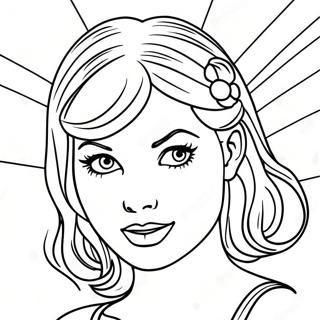 Page De Coloriage Enchanteresse De Taylor Swift Speak Now 98368-37217