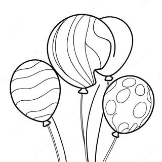 Page De Coloriage Ballons De Fete Dr Seuss 98499-37332