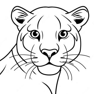 Page De Coloriage De Cougar 98880-37616