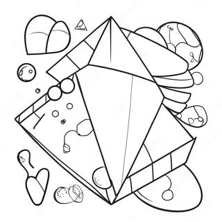 Page De Coloriage De Formes Geometriques Amusantes 98932-37657