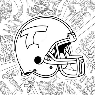 Page De Coloriage Du Logo De Football Du Michigan 98956-37675