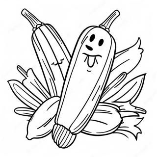 Page De Coloriage De Mais Heureux Sur Lepi 99009-37723