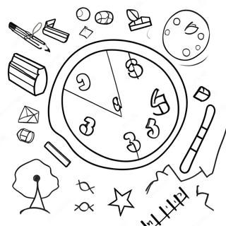 Page De Coloriage De Mathematiques De 3e Annee 99032-37734