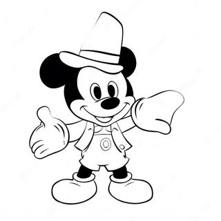 Page De Coloriage De Mickey Mouse Pour La Saint Valentin 99135-37815