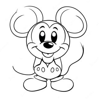 Page De Coloriage De Mickey Mouse Pour La Saint Valentin 99135-37816