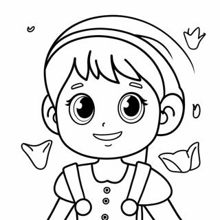 Page De Coloriage Du Personnage Mignon Mira 99420-38038