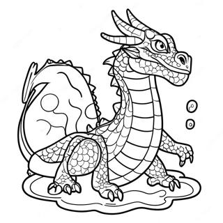 Page De Coloriage De Dragon Deau Feroce 99447-38259