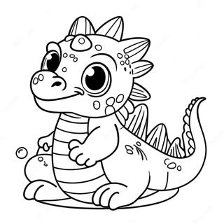 Page De Coloriage De Bebe Dragon Deau Mignon 99448-38261