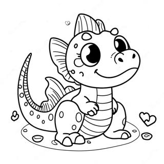 Page De Coloriage De Bebe Dragon Deau Mignon 99448-38264
