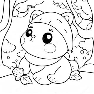 Page De Coloriage Danimaux Dhiver Mignons 99496-38096