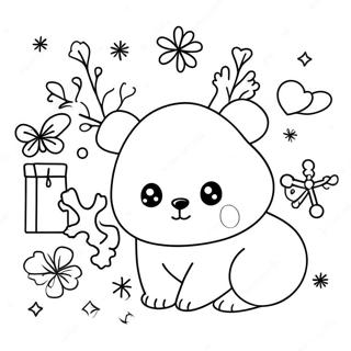 Page De Coloriage Danimaux Dhiver Mignons 99496-38286