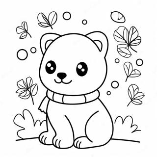 Page De Coloriage Danimaux Dhiver Mignons 99496-38287