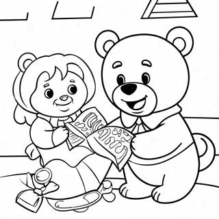 Page De Coloriage Boucle Dor Et Les Trois Ours 99573-38345