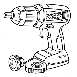 Page De Coloriage Outils Electriques Brillants 99601 38375