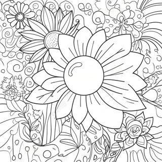 Page De Coloriage Esthetique De Fleurs 99701-38447