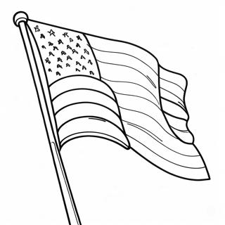 Page De Coloriage Du Drapeau Patriotique 99753-38489