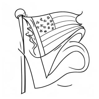 Page De Coloriage Du Drapeau Patriotique 99753-38490