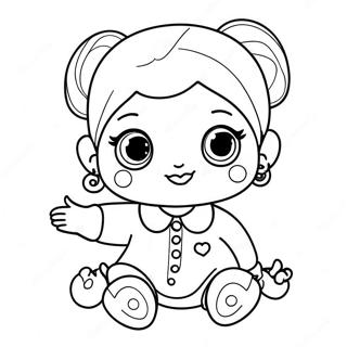 Page De Coloriage Des Poupees Bebe Lol Mignonnes 99857-38569